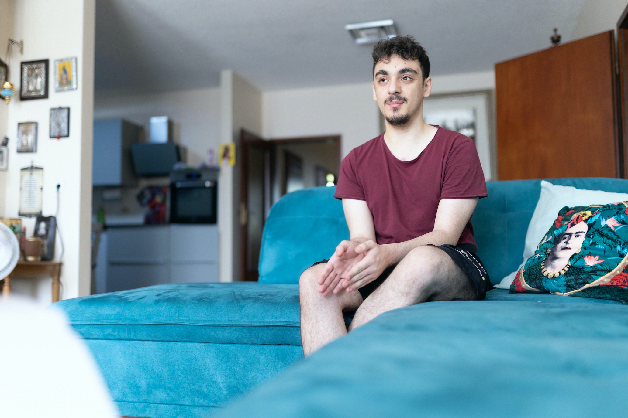 'Die Schule war zu Fuß nur einen halben Kilometer von unserer Wohnung entfernt. An diesem Tag habe ich noch nicht mal die Hälfte geschafft.'