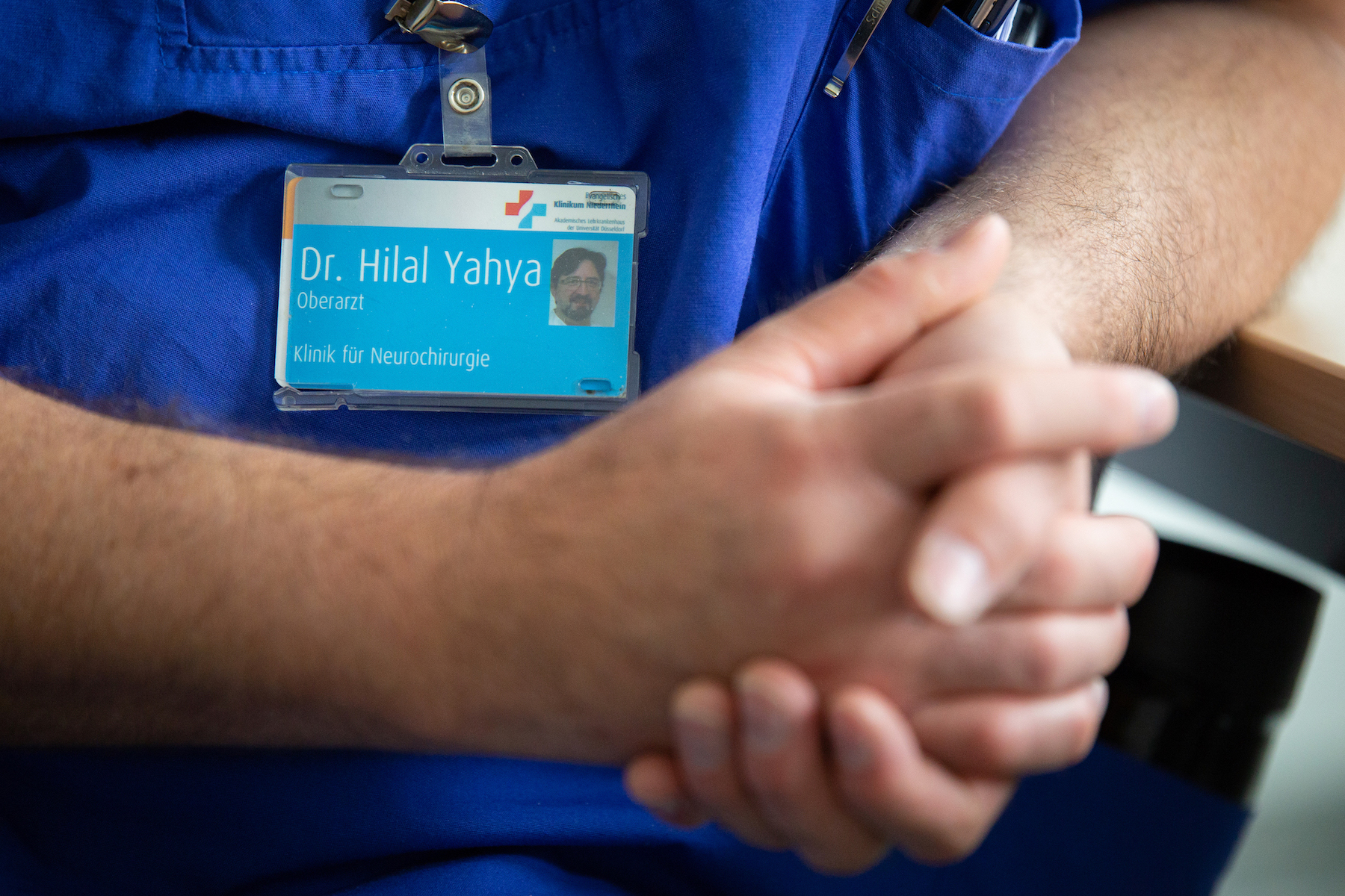 'Ich bin dafür zuständig, potentielle Spender zu identifizieren, also Patienten zu beobachten, bei denen ein Hirntod eintreten könnte.'